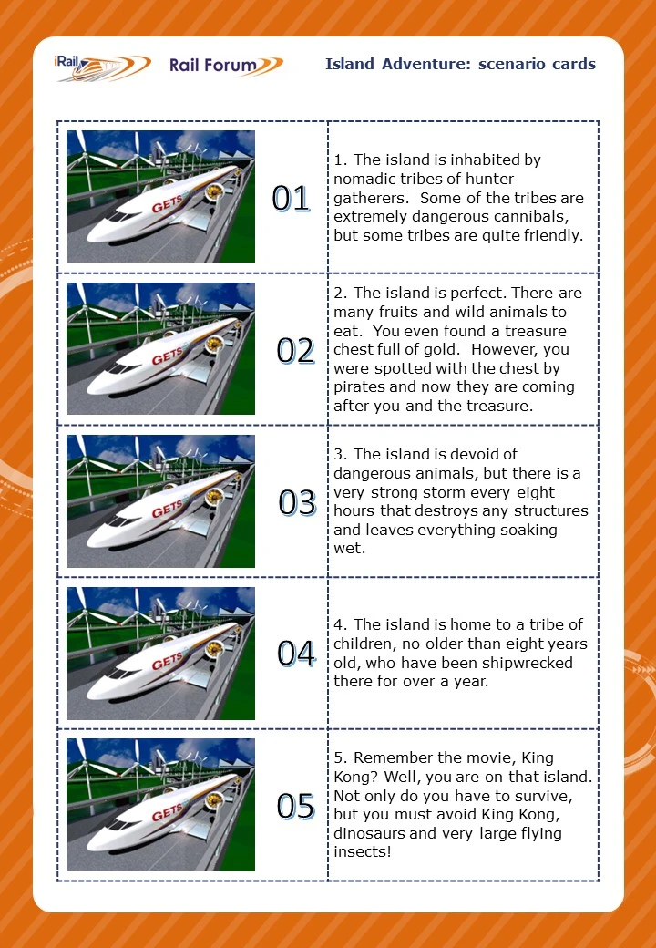 DL1. Island Scenario Cards