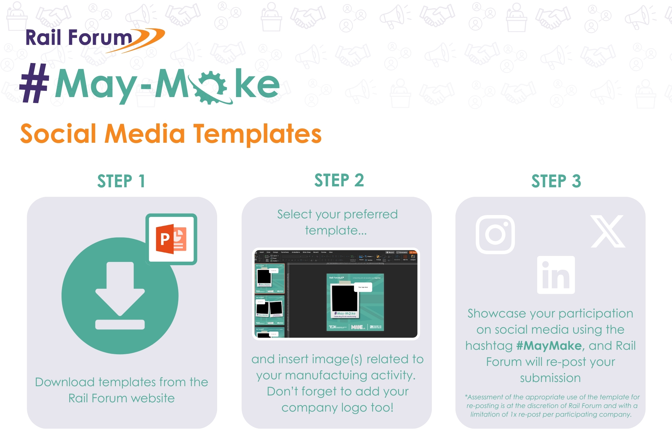 May-Make (Social Media Instructions)