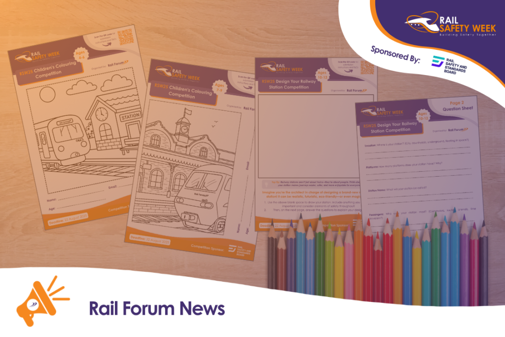 Rail Forum Launches Rail Safety Week 2025 Children’s Competitions