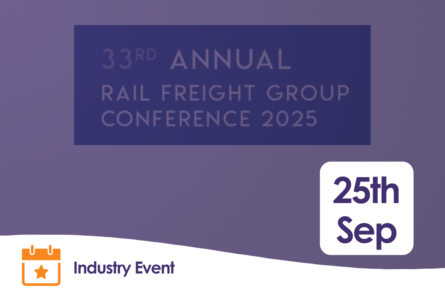 Rail Freight Group Conference 2025