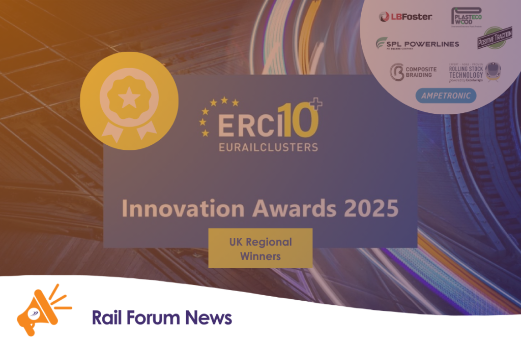 Seven Rail Forum Members Recognised as Regional Winners in the ERCI Innovation Awards 2025