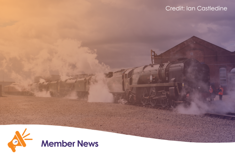 Iconic locomotives depart Derby following world's largest railway festival – Images and Video