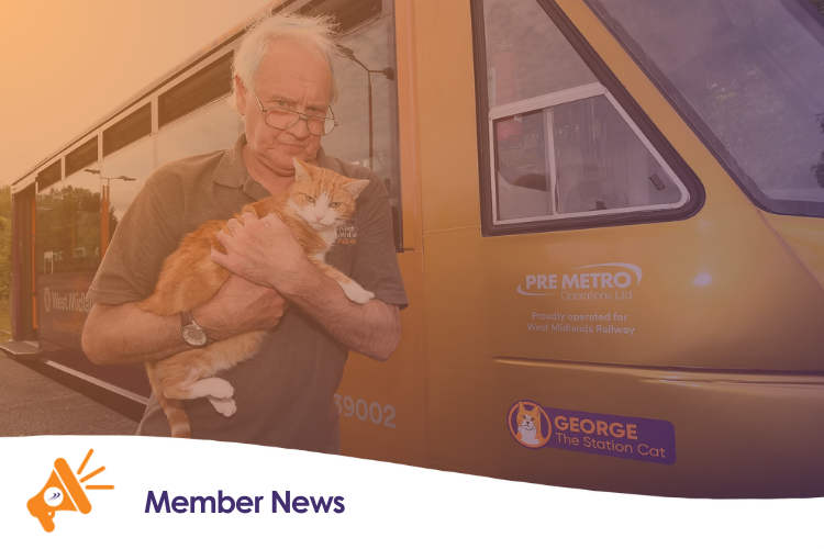 West Midlands Railway names Stourbridge Shuttle after famous feline for International Cat Day