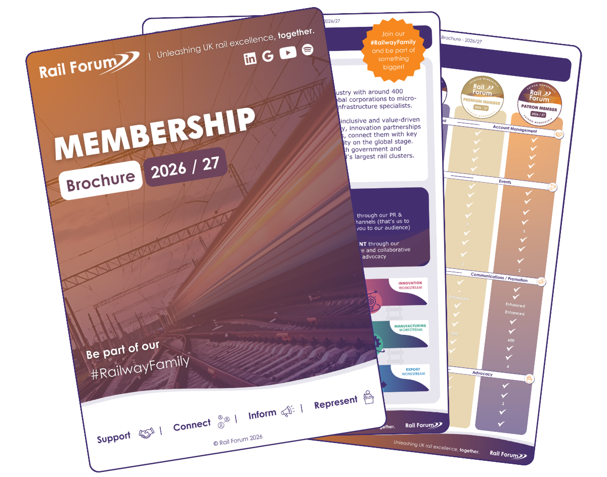 Rail Forum Membership brochure