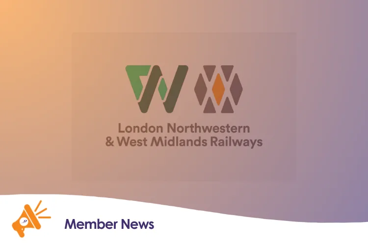 London Northwestern and West Midlands Railway logos.