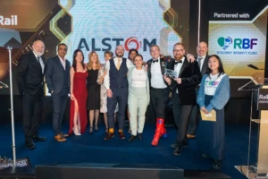 An image from the rail business awards