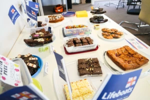 A bake sale stall