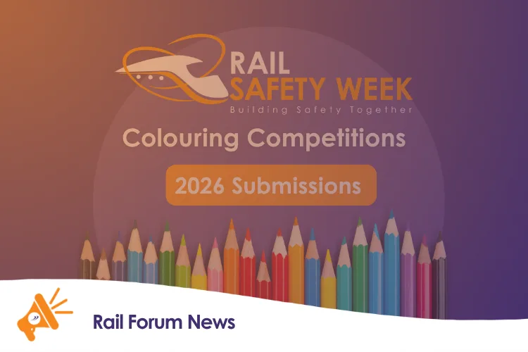 Rail Forum Launches the Rail Safety Week Colouring Competition 2026
