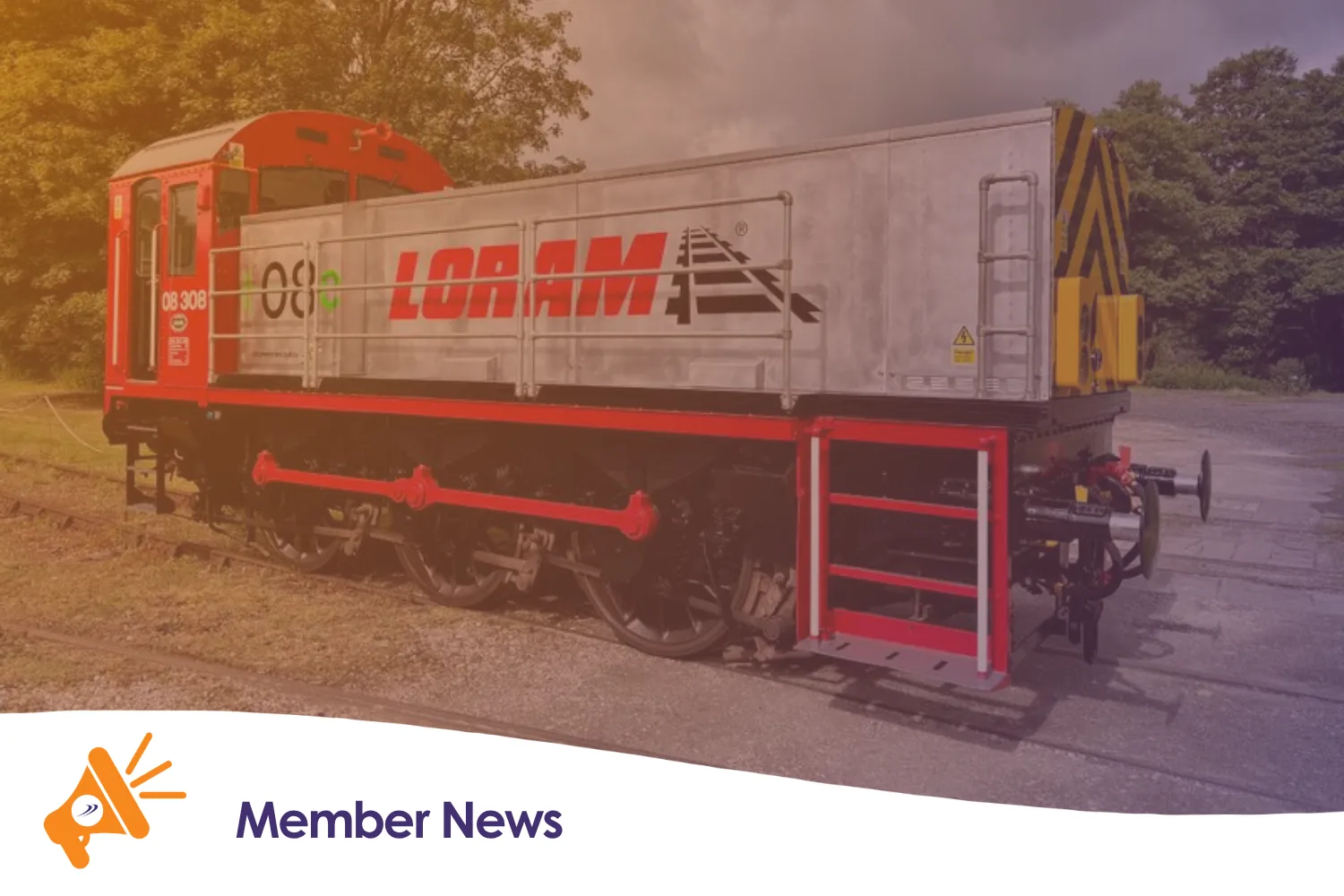 An image of a Loram train