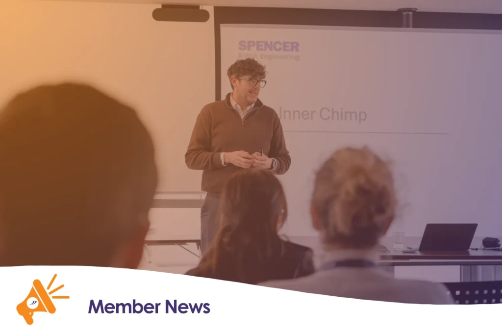 A man giving a presentation