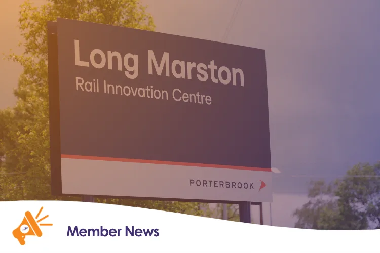 Aura Brand Solutions Delivers Full Signage Rebrand at Porterbrook’s Long Marston Rail Innovation  Centre
