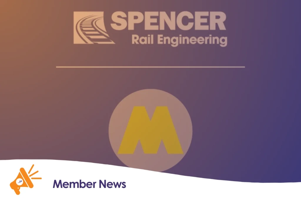 The Spencer Rail Engineering and Merseyrail logo