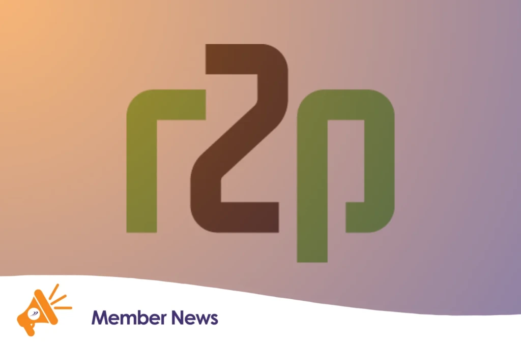 The r2p logo