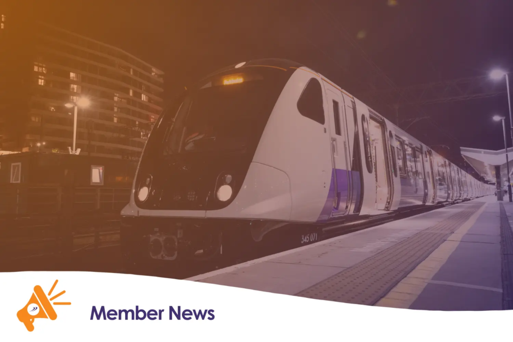 A train on the Elizabeth line