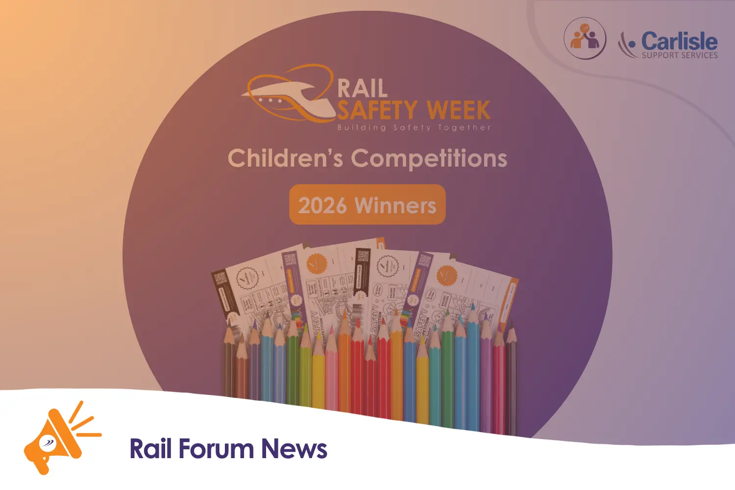 Rail Safety Week Colouring Competition 2026 Winners