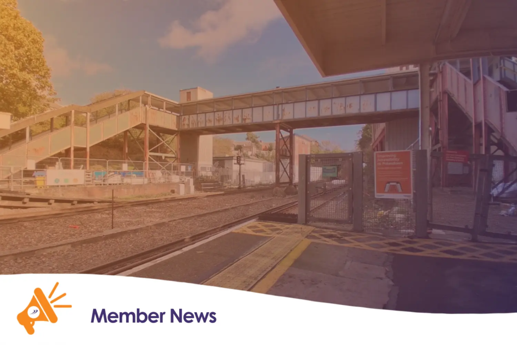 An image of a train station